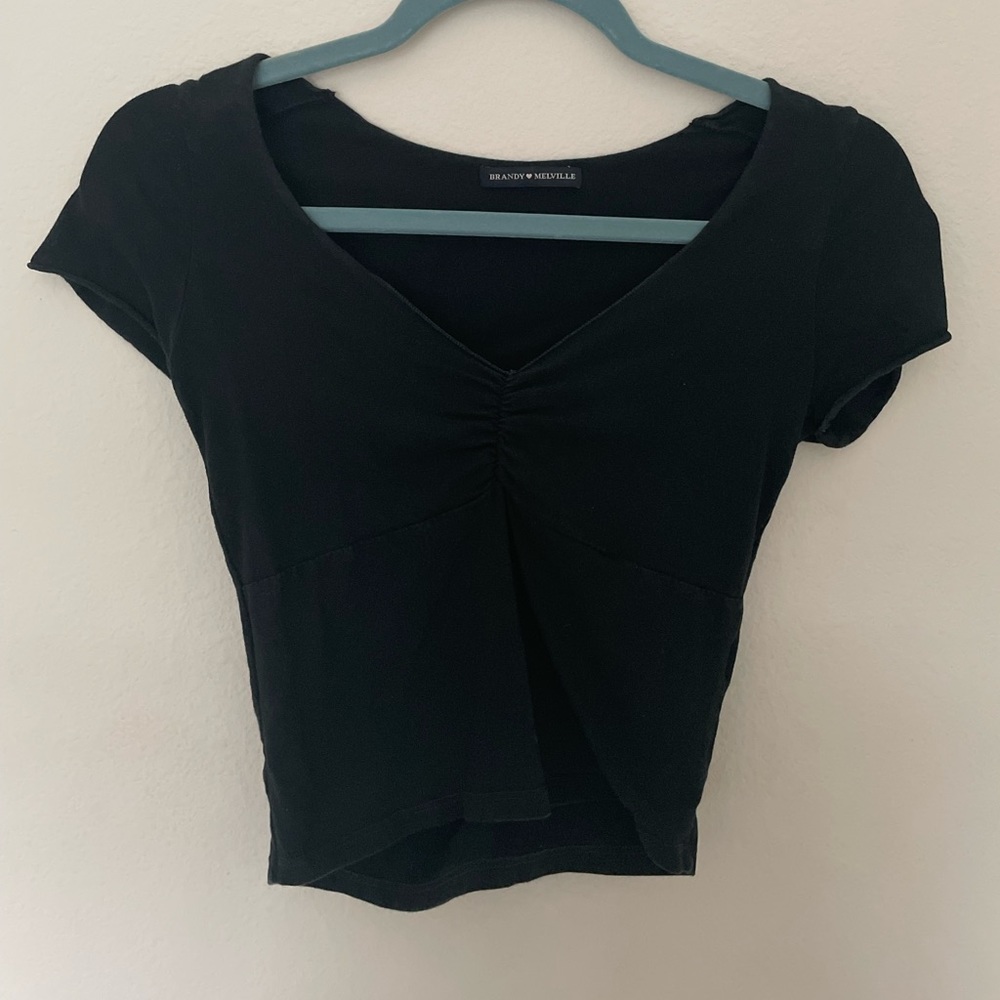 Brandy Melville Black Gina Top